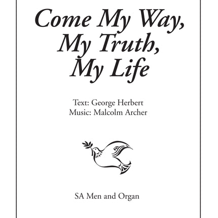 Come My Way-OctavoCome My Way-Octavo