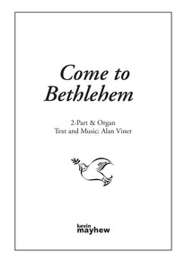 Come To Bethlehem - OctavoCome To Bethlehem - Octavo
