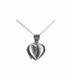 Silver Heart Pendant - 16