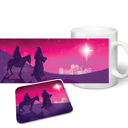 Mary And Joseph - Mug & Coaster SetMary And Joseph - Mug & Coaster Set