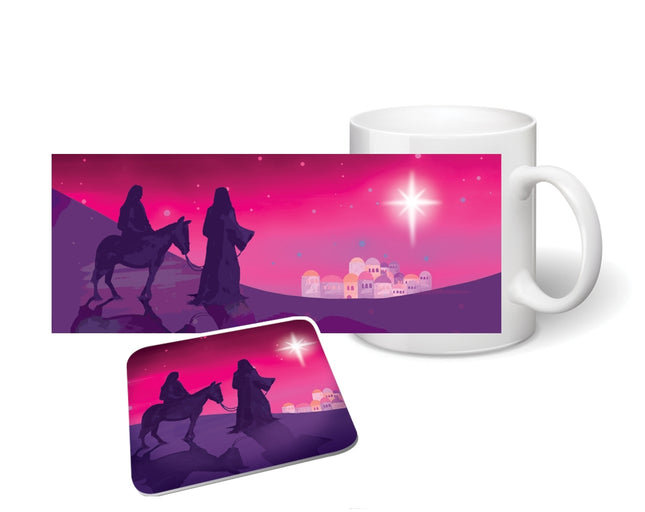 Mary And Joseph - Mug & Coaster SetMary And Joseph - Mug & Coaster Set