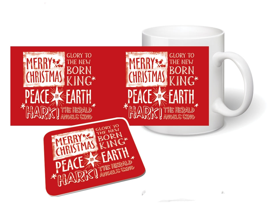Peace On Earth - Mug & Coaster SetPeace On Earth - Mug & Coaster Set