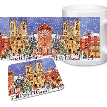 Lincoln Cathedral  - Mug & Coaster SetLincoln Cathedral  - Mug & Coaster Set