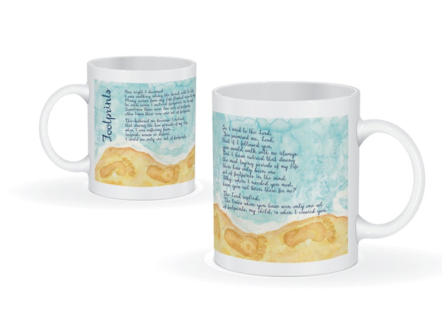 Footprints Mug New For 2019Footprints Mug New For 2019
