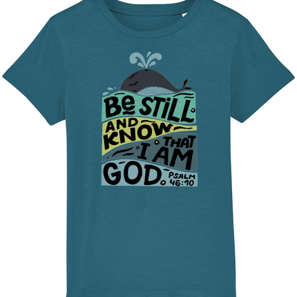 'Be Still' Whale Kids' T-Shirt