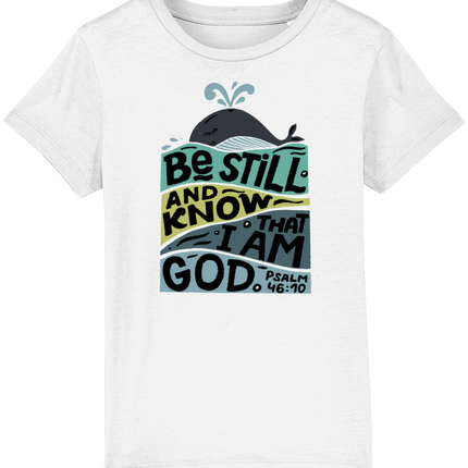 'Be Still' Whale Kids' T-Shirt