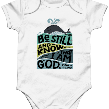 'Be Still' Whale Babygrow