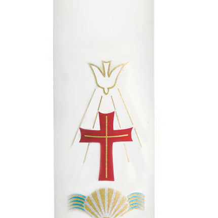 Baptismal Candles  6" X 2" Bc03A (Individual)Baptismal Candles  6" X 2" Bc03A (Individual)