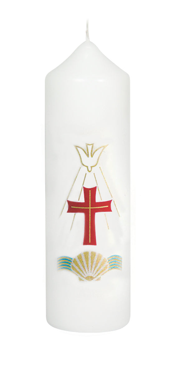 Baptismal Candles  6" X 2" Bc03A (Individual)Baptismal Candles  6" X 2" Bc03A (Individual)