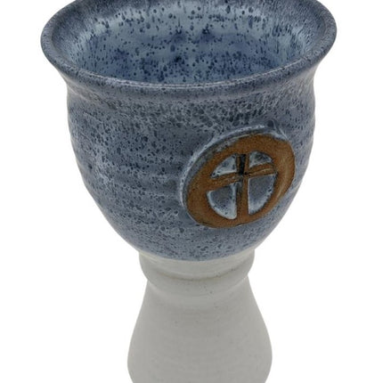 Chalice In Blue Stoneware
