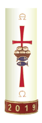 Loaves And Fishes Red Cross Wax ReliefLoaves And Fishes Red Cross Wax Relief