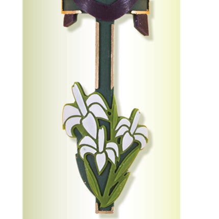 Lily And Green Cross  Wax ReliefLily And Green Cross  Wax Relief