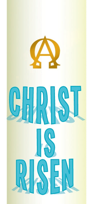 Candle Sticker - Christ Is RisenCandle Sticker - Christ Is Risen