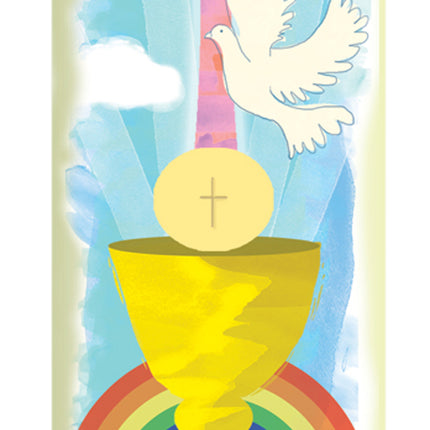 First Holy Communion Candle 9in - New DesignFirst Holy Communion Candle 9in - New Design