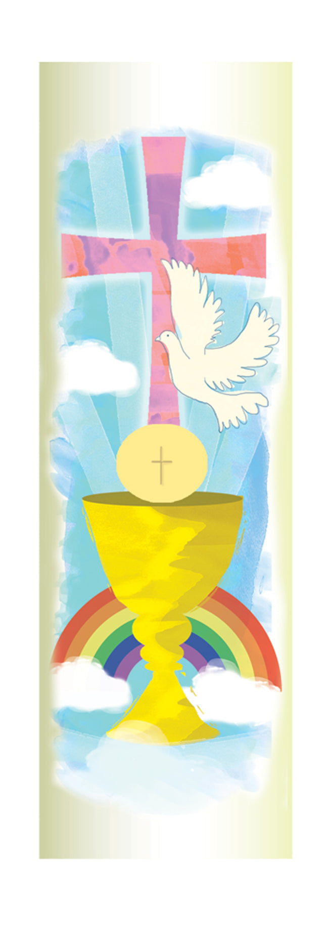 First Holy Communion Candle 9in - New DesignFirst Holy Communion Candle 9in - New Design