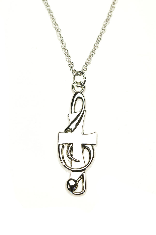 G Clef Cross Pendant 1 1/2"  (J-31)G Clef Cross Pendant 1 1/2"  (J-31)