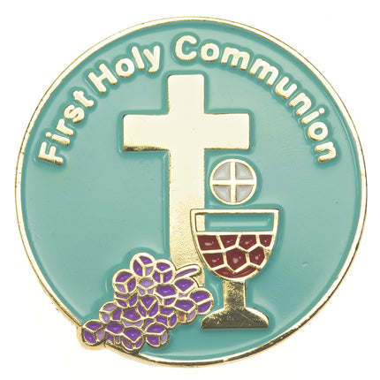 First Holy Communion Pin 1 1/4"   (B-114)First Holy Communion Pin 1 1/4"   (B-114)