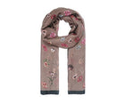 Caramel Floral Print ScarfCaramel Floral Print Scarf
