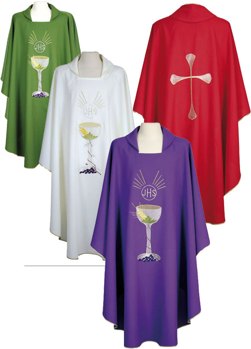 Chalice Chasuble With Round Neck