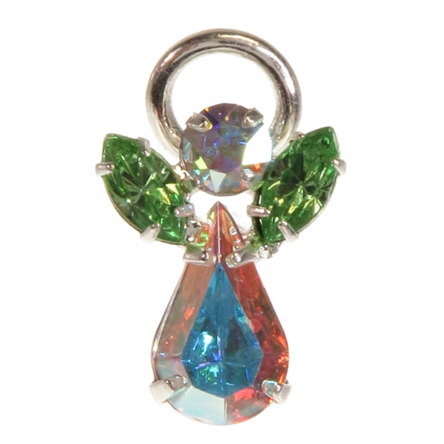 Crystal Guardian Angel Pin - Peridot (1080-PE)
