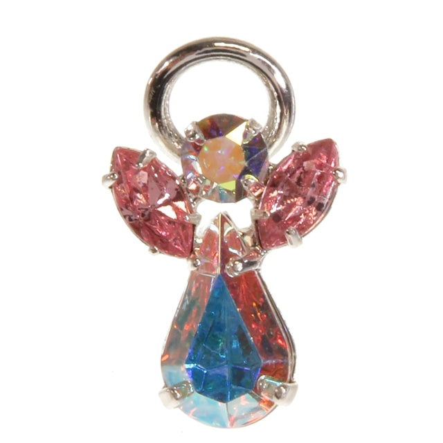 Crystal Guardian Angel Pin - Rose (1080-RO)