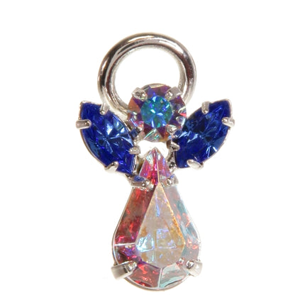 Crystal Guardian Angel Pin - Sapphire (1080-SA)
