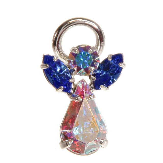 Crystal Guardian Angel Pin - Sapphire (1080-SA)