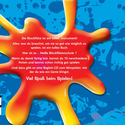 Red Hot Recorder - German - Back Cover