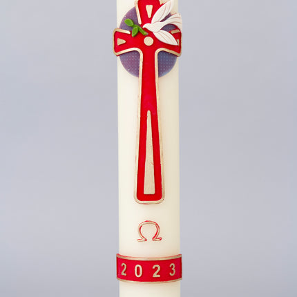 Dove over Cross Wax Relief