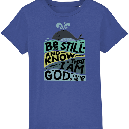 'Be Still' Whale Kids' T-Shirt