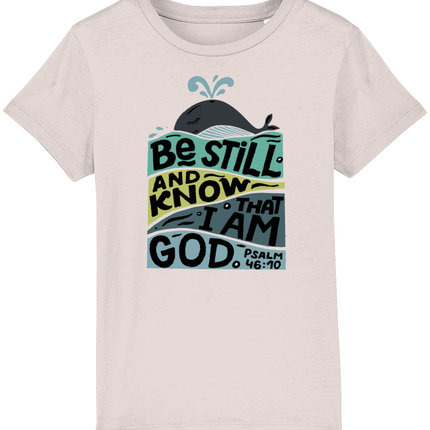 'Be Still' Whale Kids' T-Shirt