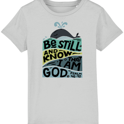 'Be Still' Whale Kids' T-Shirt