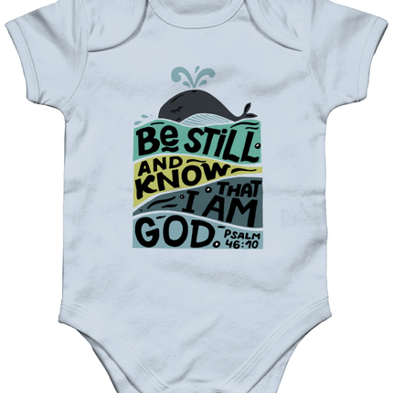 'Be Still' Whale Babygrow