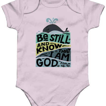 'Be Still' Whale Babygrow