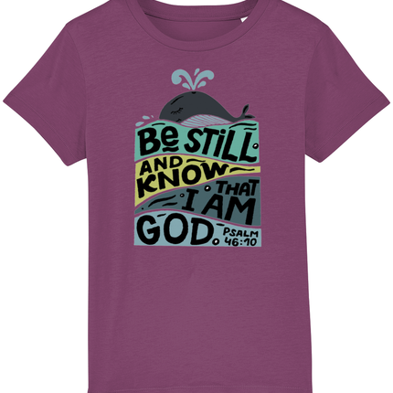 'Be Still' Whale Kids' T-Shirt