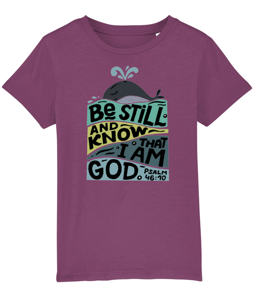 'Be Still' Whale Kids' T-Shirt