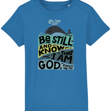 'Be Still' Whale Kids' T-Shirt