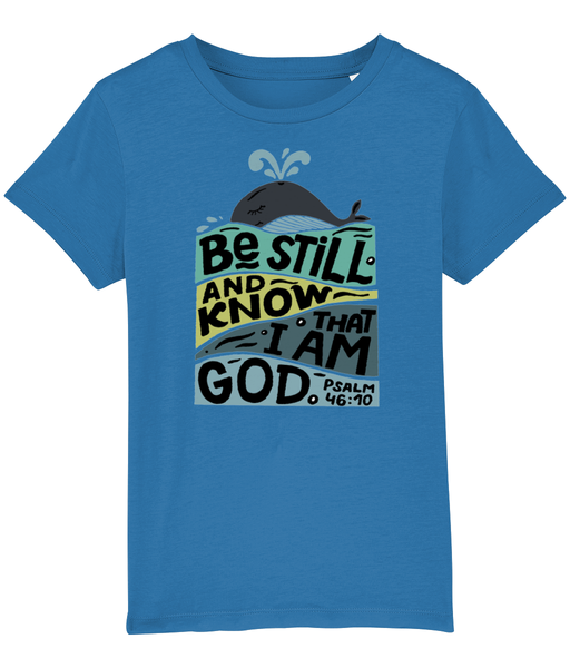 'Be Still' Whale Kids' T-Shirt