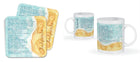 Footprints Mug And Coaster SetFootprints Mug And Coaster Set