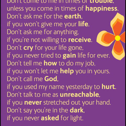 Credit Card Prayer Card - ChallengeCredit Card Prayer Card - Challenge