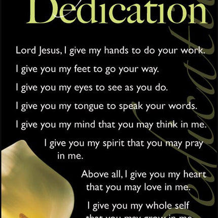 Credit Card Prayer Cards - Prayer Of DedicationCredit Card Prayer Cards - Prayer Of Dedication