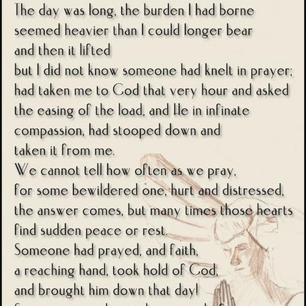 Credit Card Prayer Card - The Power Of PrayerCredit Card Prayer Card - The Power Of Prayer