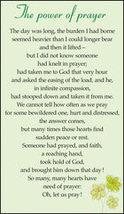 Prayer Card - The Power Of PrayerPrayer Card - The Power Of Prayer