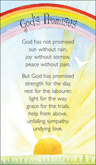 Prayer Card-God's Promises  Prayer Card-God's Promises  