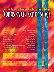 Songs Every Tenor SingsSongs Every Tenor Sings