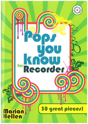 Pops You Know For Recorder - Book & CdPops You Know For Recorder - Book & Cd