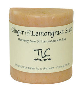 Handmade Soap In Organza Bag - Ginger And LemongrassHandmade Soap In Organza Bag - Ginger And Lemongrass