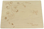 Maple Wood Baptism CardMaple Wood Baptism Card
