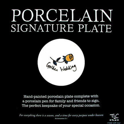 Porcelain Signature Plate