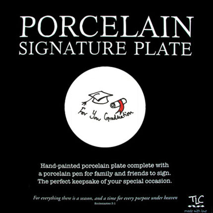 Porcelain Signature Plate
